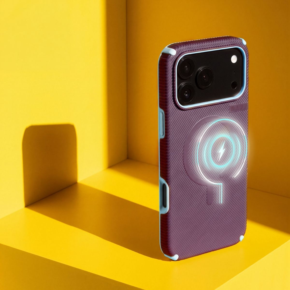 iPhone 18 Pro/17 Proケース SHIELD FLUX インペリアルプラム
