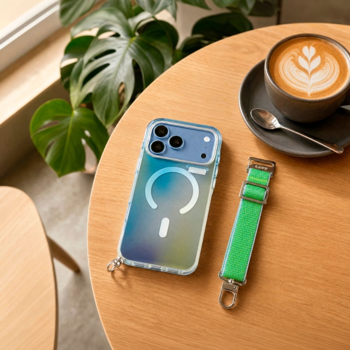 iPhone 18 Pro/17 Proケース NEON DREAM トリッピータイド