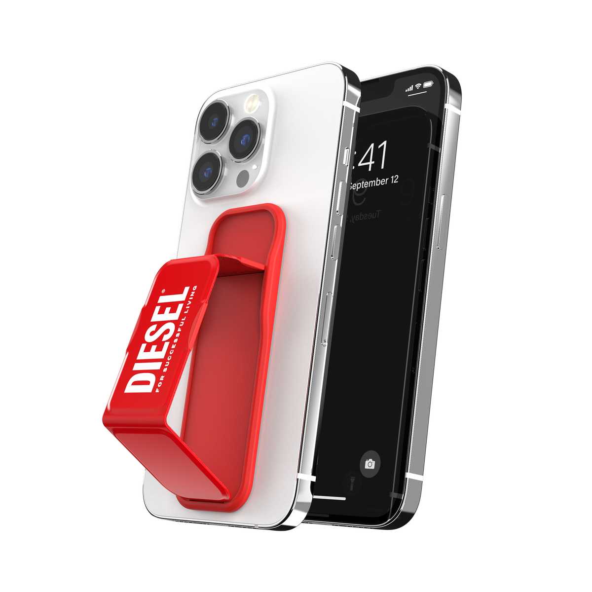 グリップスタンド ユニバーサルストラップ レッド