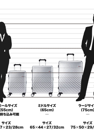スーツケース 大型 LLサイズ 一週間以上 75cm TORRENS(トレンズ) ローズピンク