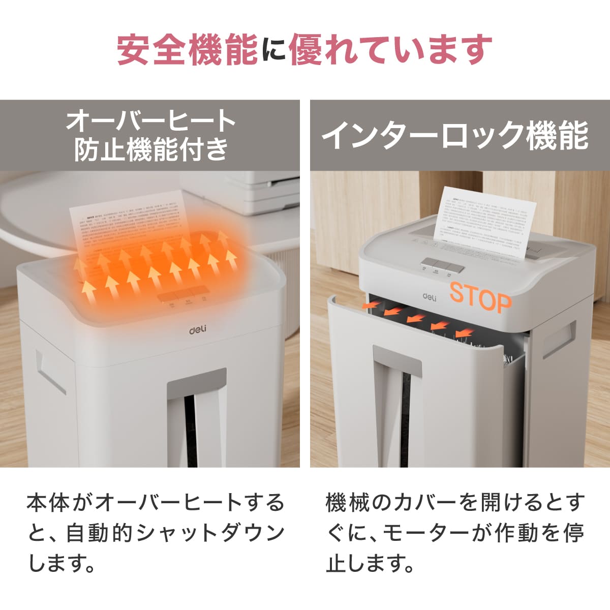 シュレッダー A4サイズ 24L クロスカット 長時間駆動 DLI-ESH14436WH