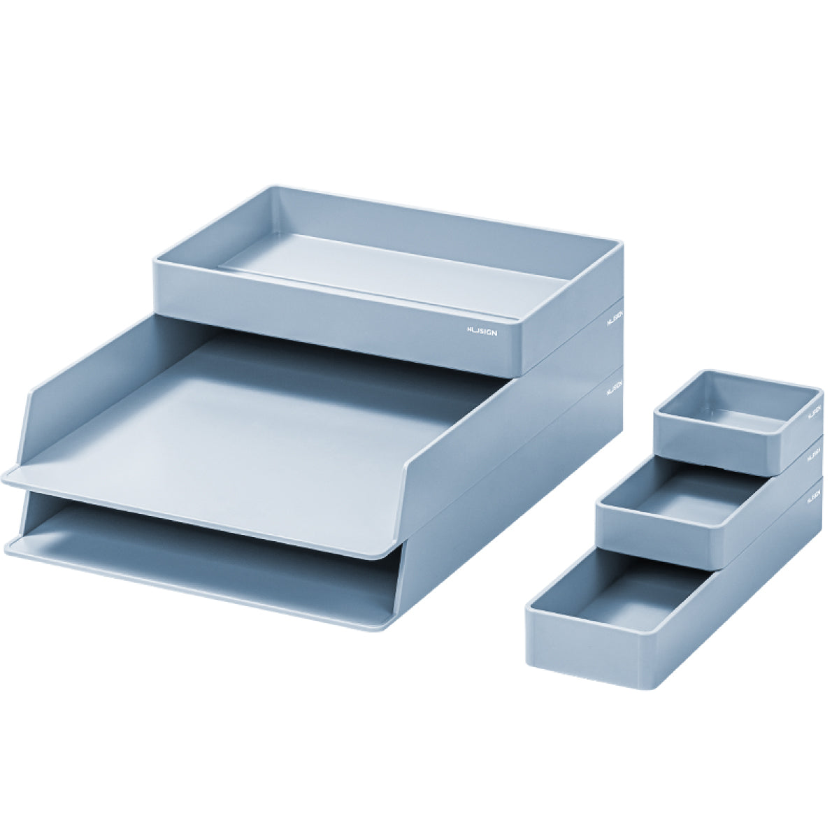 デスクオーガナイザーセット ブルー