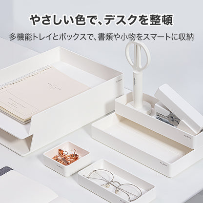 デスクオーガナイザーセット ホワイト