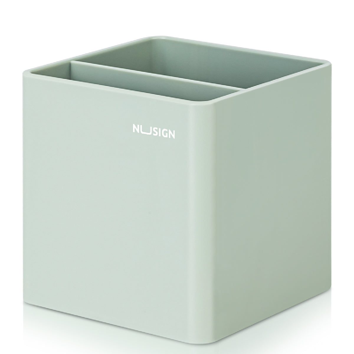 ペン立て 四角 シンプル グリーン