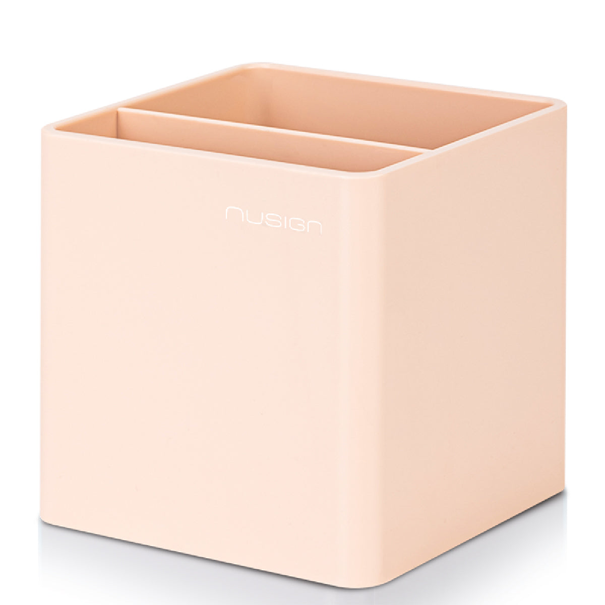 ペン立て 四角 シンプル ピンク