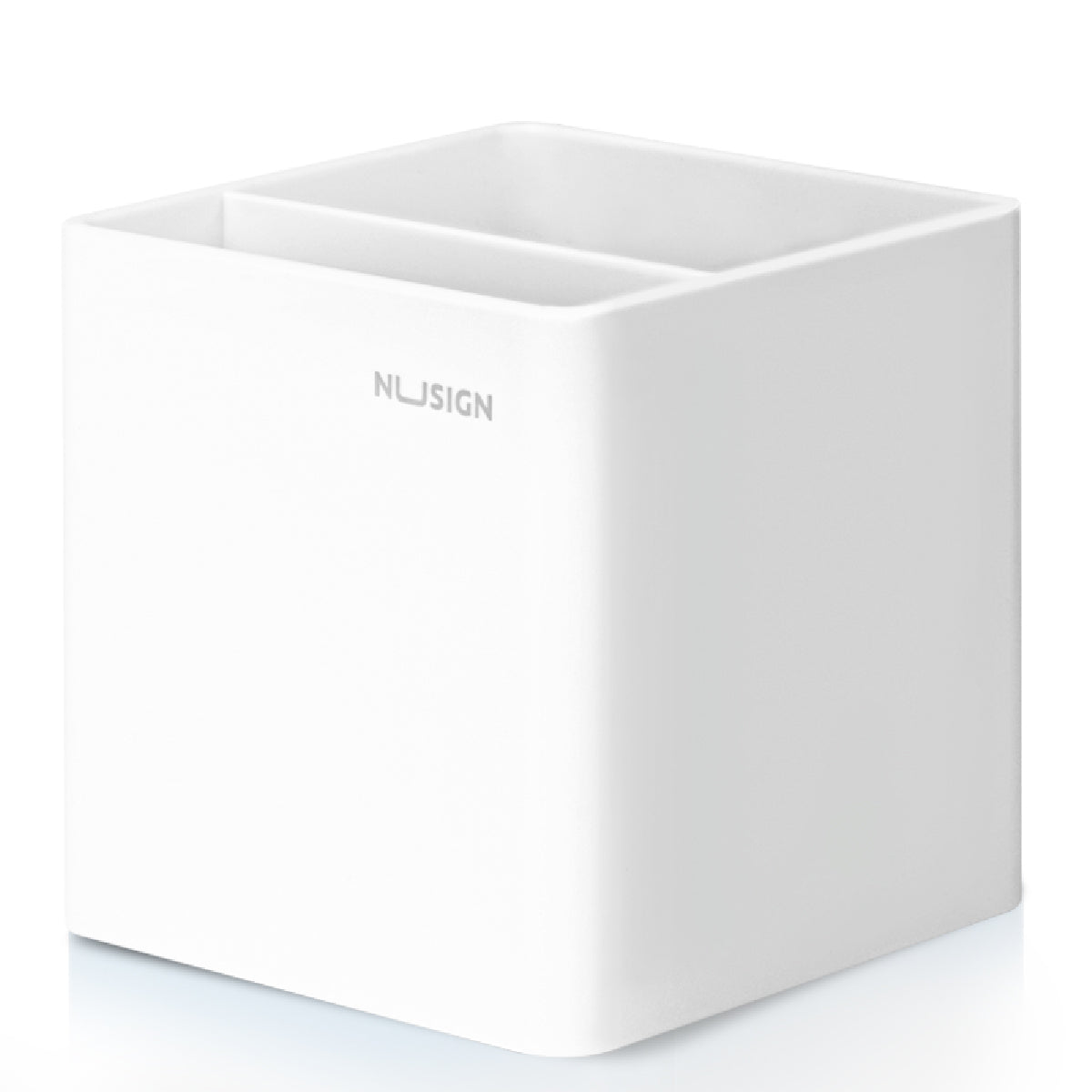 ペン立て 四角 シンプル ホワイト