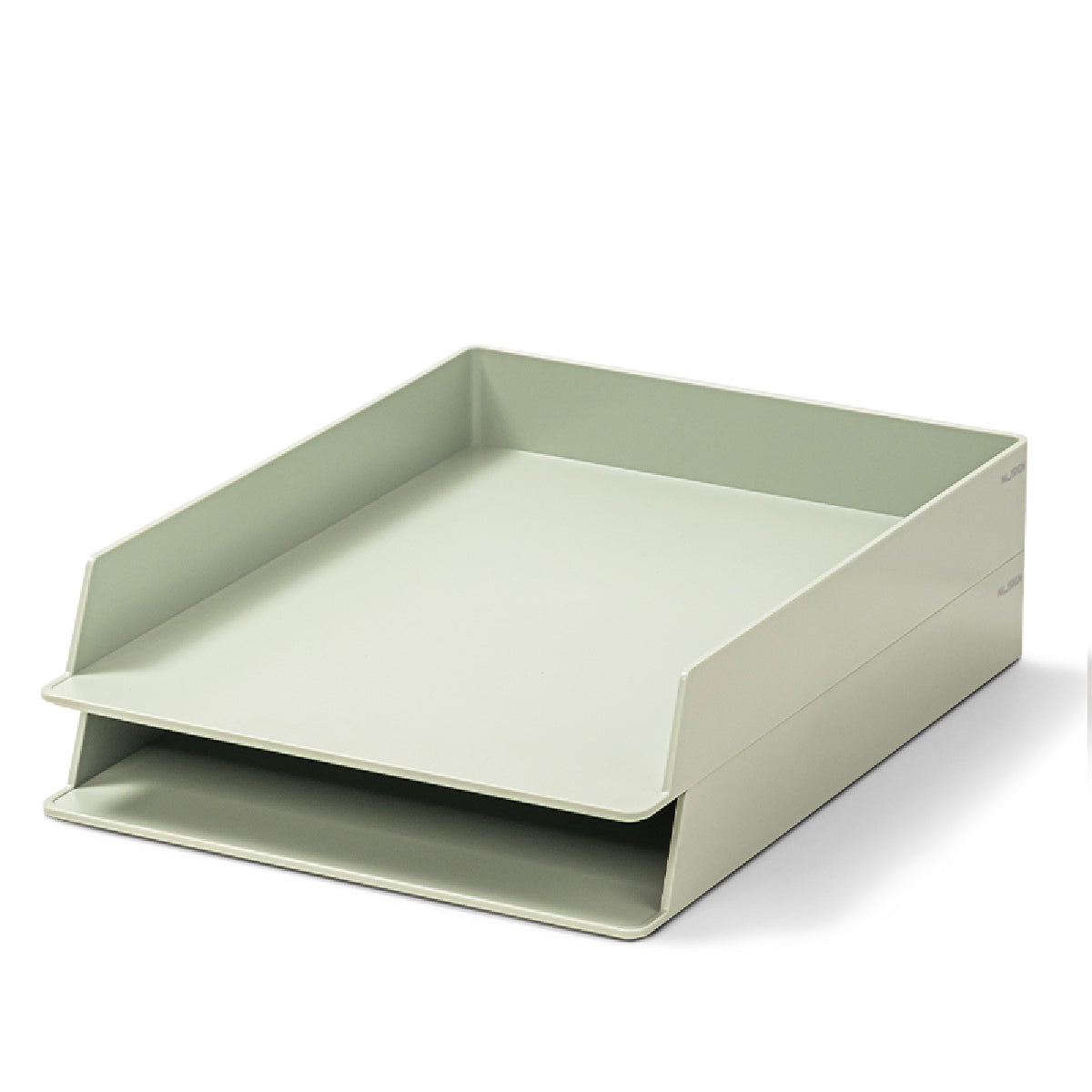レタートレイ 2個セット グリーン