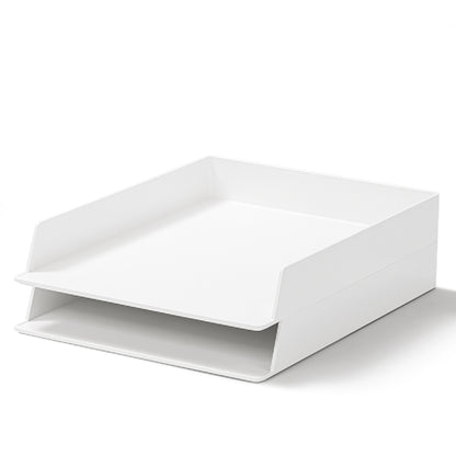 レタートレイ 2個セット ホワイト