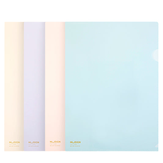 A4 クリアファイル 4色10枚セット