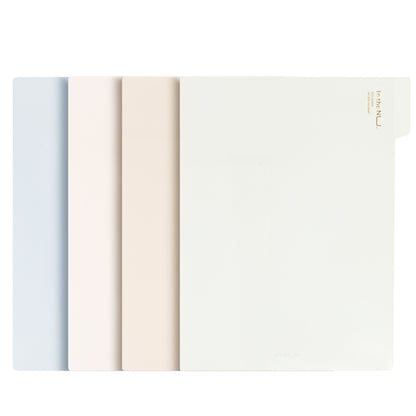 A4 クリアファイル マチ付 最大70枚 4色セット