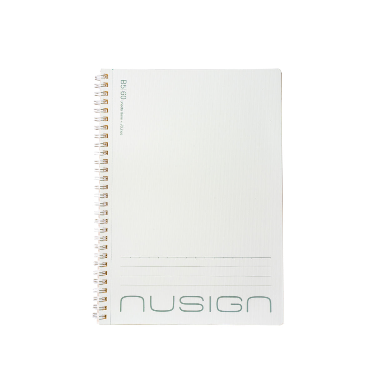 セミB5スパイラルノート（60枚）グリーン