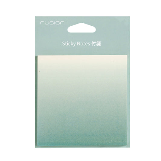 ふせん正方形 グラデーション グリーン