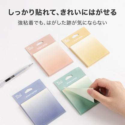ふせん正方形 グラデーション ピンク