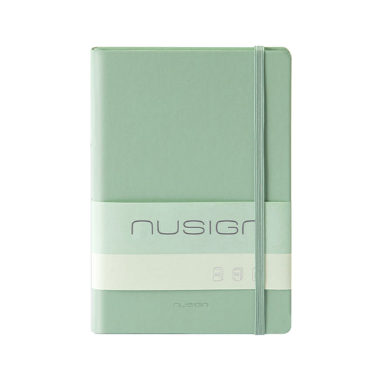 セミA5合皮カバーノートブック（96枚）グリーン