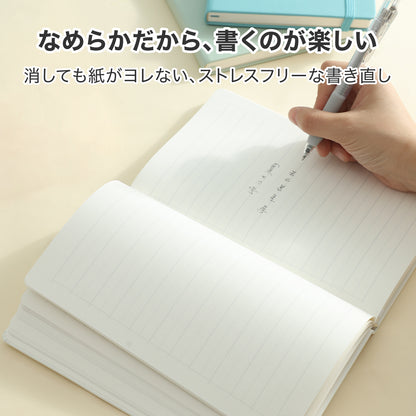 セミA5合皮カバーノートブック（96枚） ホワイト