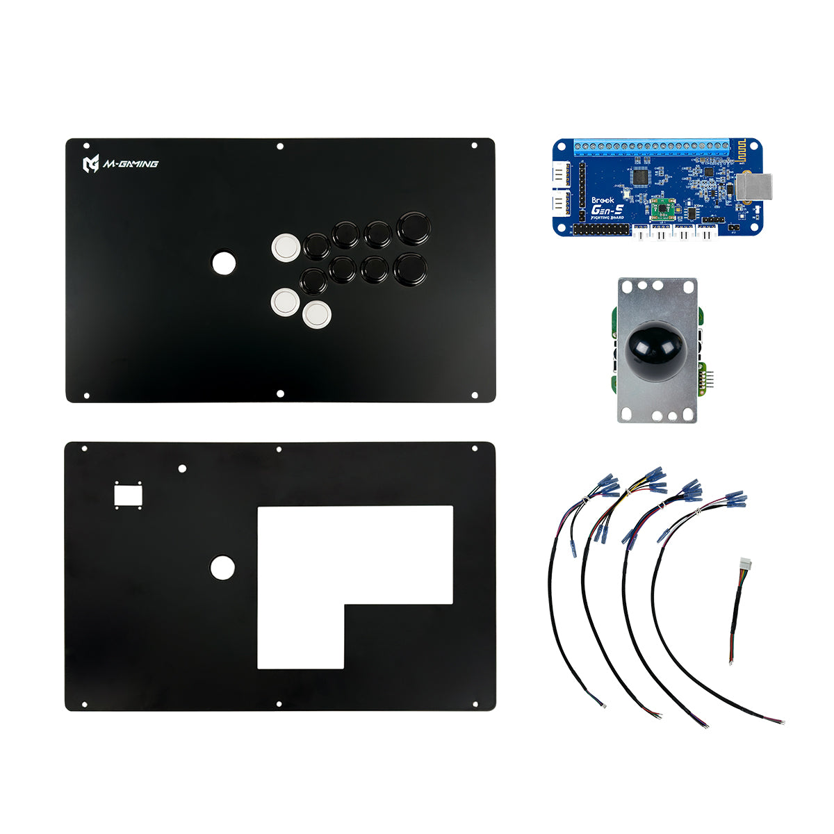 アーケードコントローラー カスタマイズ用オプション A02仕様-フロントパネルセット