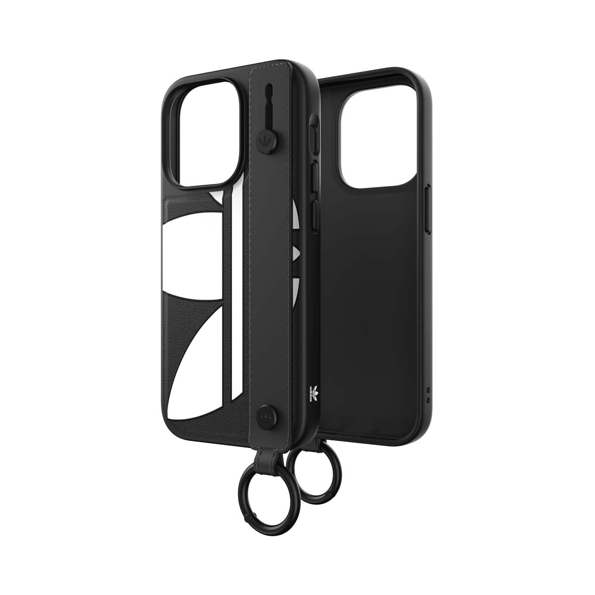 iPhone14Proケース ハンドストラップ Big Logo ブラック