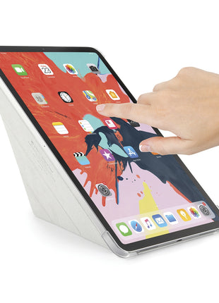 iPad Pro 11インチ [第4/3/2/1世代] オリガミケース シルバー/クリア