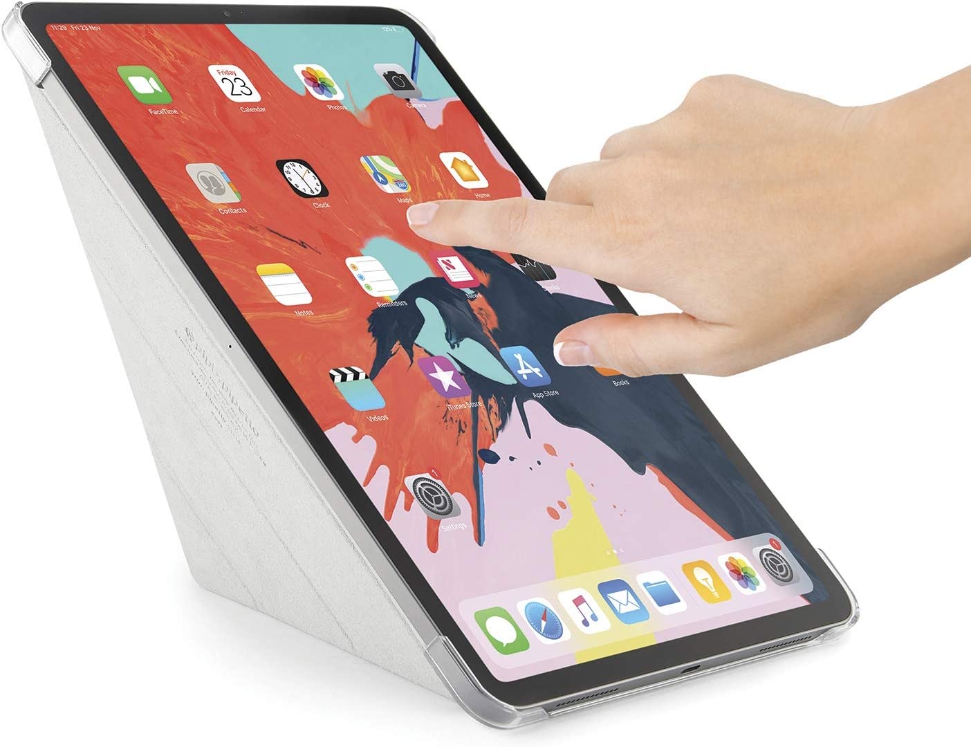 iPad Pro 11インチ [第4/3/2/1世代] オリガミケース ブラック ...
