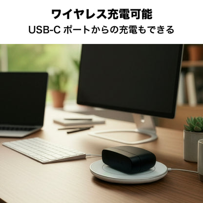 ワイヤレスイヤホン ATLANTA〔アトランタ〕 Multipoint NC TWS レッド