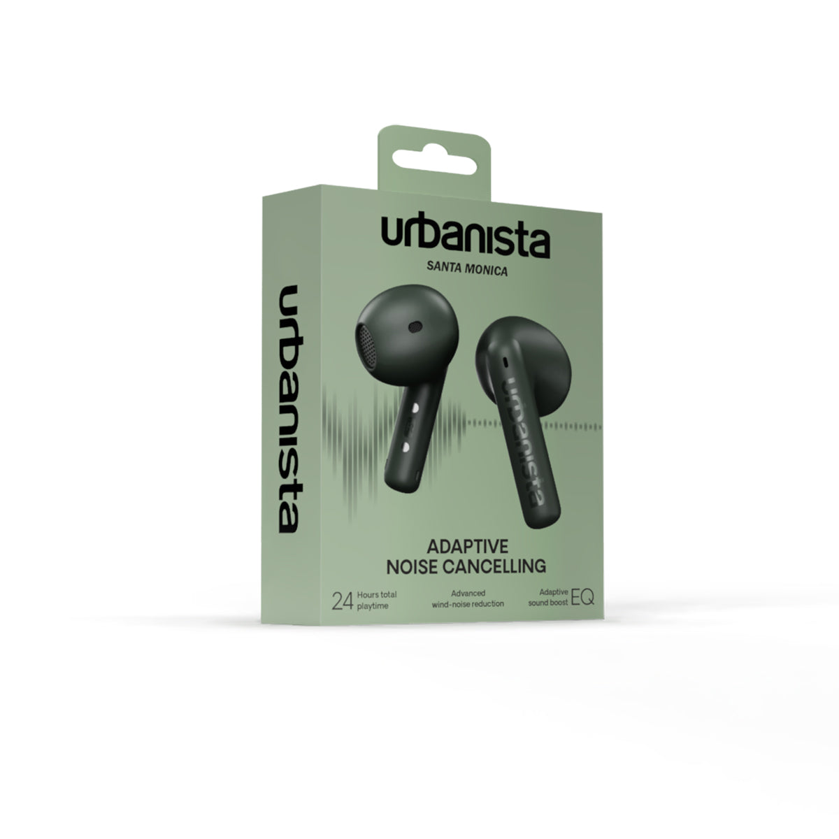 ワイヤレスイヤホン SANTA MONICA True Wireless Earbuds Bluetooth 6.0 パイングリーン