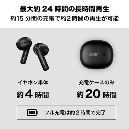ワイヤレスイヤホン SANTA MONICA True Wireless Earbuds Bluetooth 6.0 パイングリーン