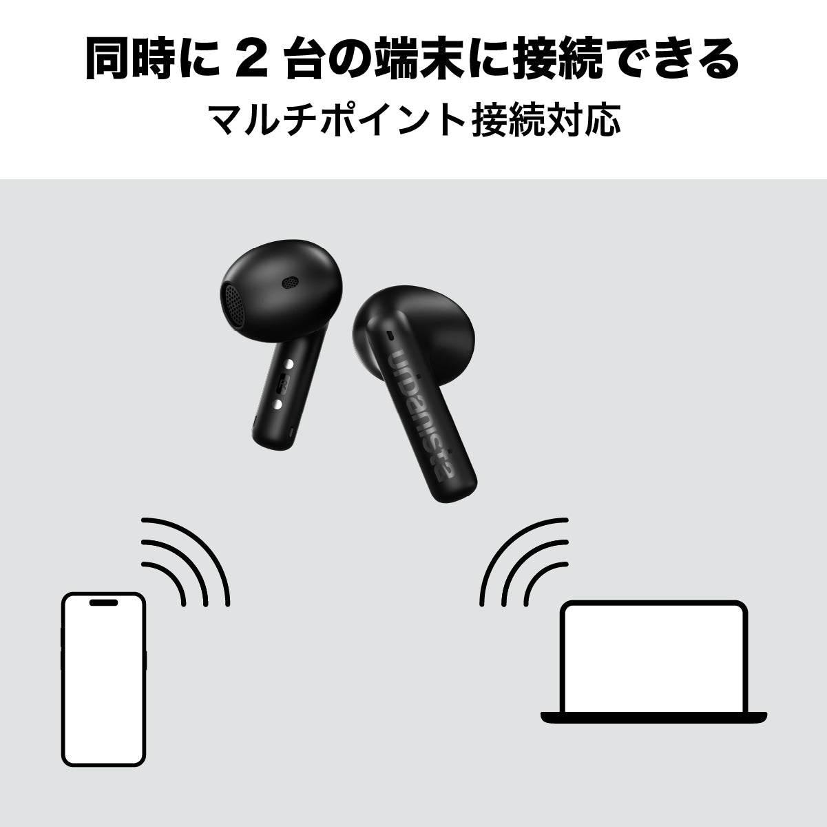 ワイヤレスイヤホン SANTA MONICA True Wireless Earbuds Bluetooth 6.0 パイングリーン