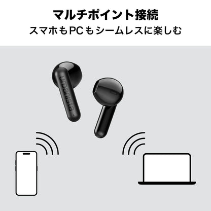 ワイヤレスイヤホン AUSTIN 2 完全ワイヤレス インナーイヤー IPX4 ブロッサムピンク