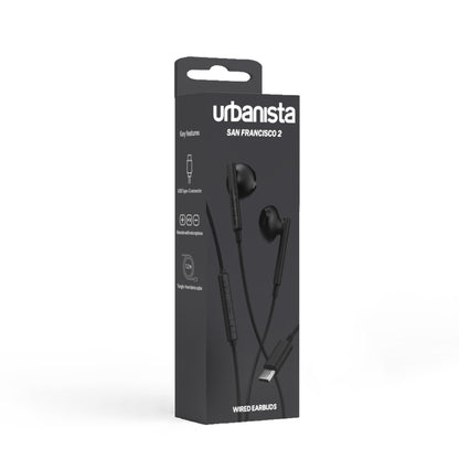 有線イヤホン SAN FRANCISCO 2 urbanista Type-C ミッドナイトブラック