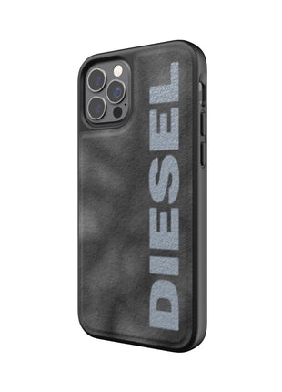 iPhone12/12Proケース Bleached Denim Case グレイ/ホワイト