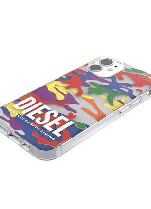 iPhone12miniケース DIESEL+Pride Clear Case カラフル