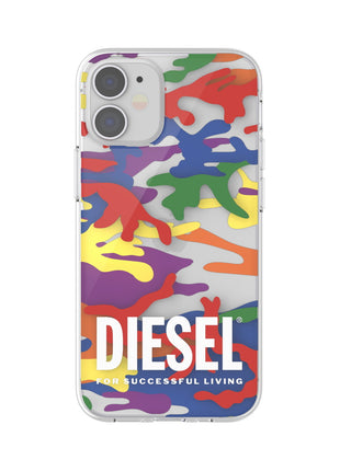 iPhone12miniケース DIESEL+Pride Clear Case カラフル