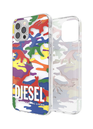 iPhone12/12Proケース DIESEL+Pride Clear Case カラフル