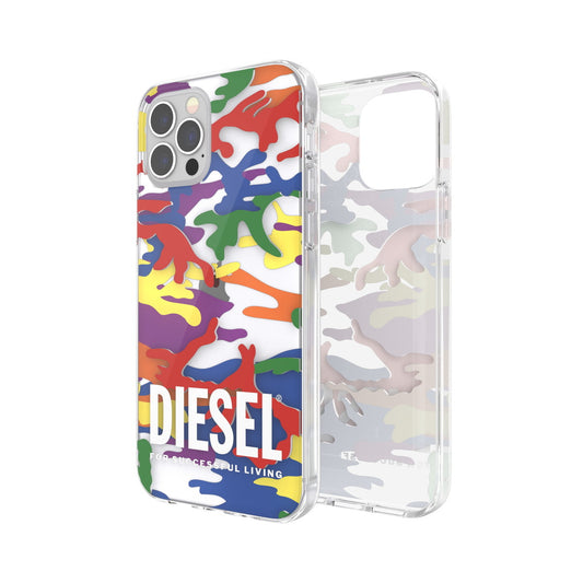 iPhone12/12Proケース DIESEL+Pride Clear Case カラフル