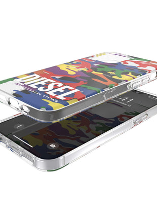 iPhone12/12Proケース DIESEL+Pride Clear Case カラフル