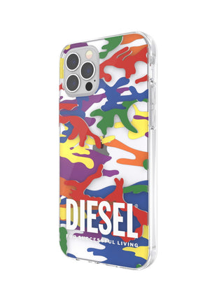 iPhone12/12Proケース DIESEL+Pride Clear Case カラフル