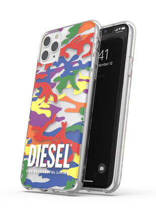 iPhone12ProMaxケース DIESEL+Pride Clear Case カラフル