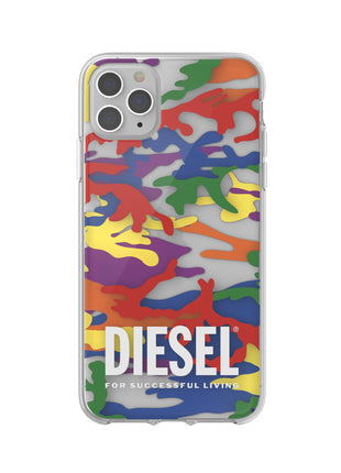 iPhone12ProMaxケース DIESEL+Pride Clear Case カラフル