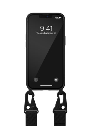 iPhone13Pro/13ケース Necklace Case ホログラフィック/ブラック