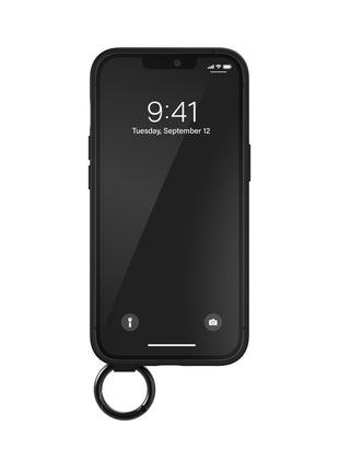 iPhone13Pro/13ケース Handstrap Case ブラック/ホワイト