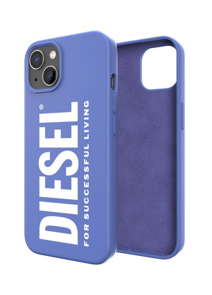 iPhone13ケース Silicone Case ブルー/ホワイト