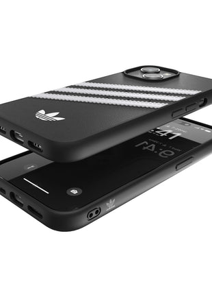iPhone15ケース SAMBA ブラック/ホワイト