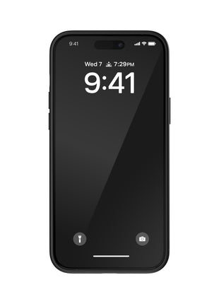 iPhone15Plusケース SAMBA ブラック/ホワイト