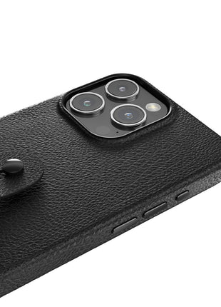 iPhone15ProMaxケース Premiumハンドストラップ ブラック