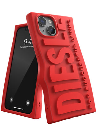 iPhone14/13ケース D By DIESEL Silicone レッド