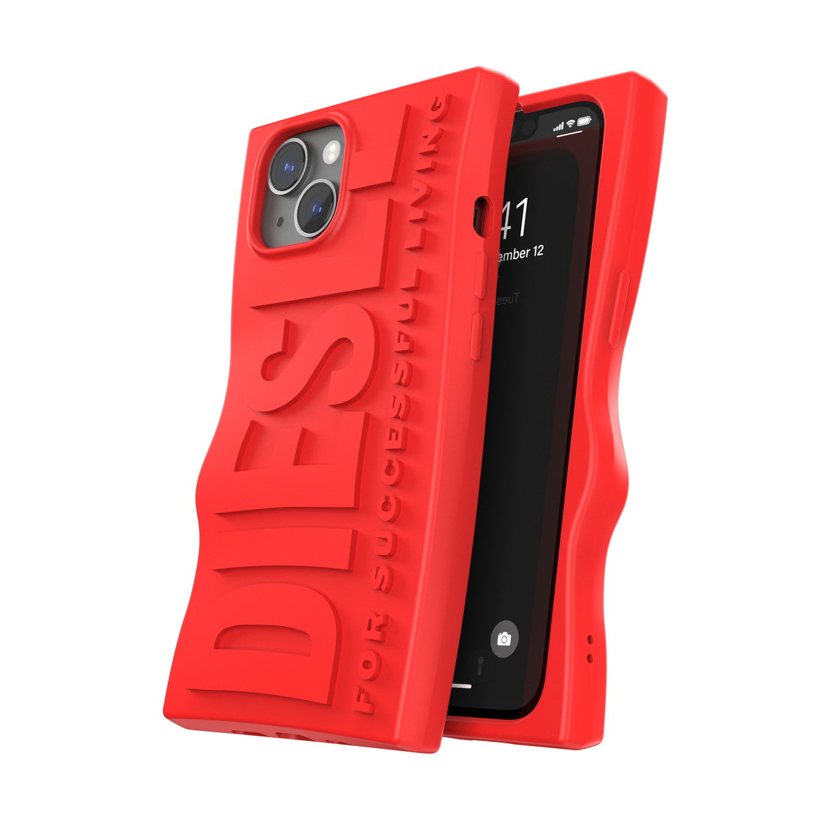 iPhone14/13ケース D By DIESEL Silicone レッド – MiraiSell 