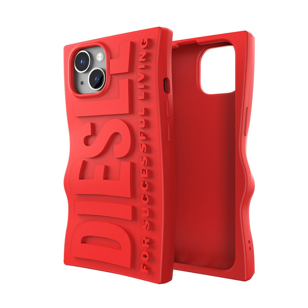 iPhone14/13ケース D By Silicone レッド