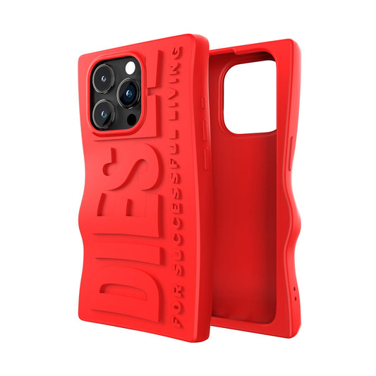 iPhone15Proケース D By Silicone レッド