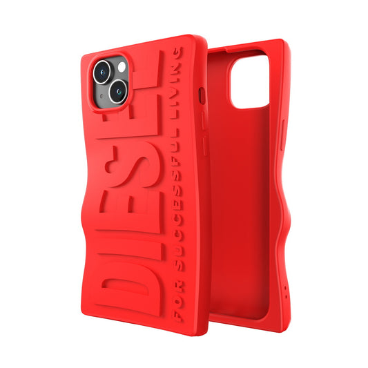 iPhone15Plusケース D By Silicone レッド