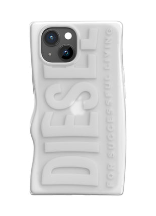 iPhone15ケース D By DIESEL Silicone ミルキーホワイト